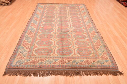 Kazak Beige Hand Knotted 54 X 88  Area Rug 100-89845 Image 4