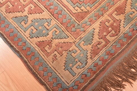 Kazak Beige Hand Knotted 54 X 88  Area Rug 100-89845 Image 9