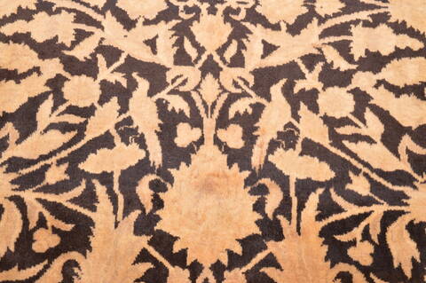 Chobi Black Hand Knotted 73 X 94  Area Rug 100-89846 Image 10