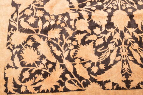Chobi Black Hand Knotted 73 X 94  Area Rug 100-89846 Image 11