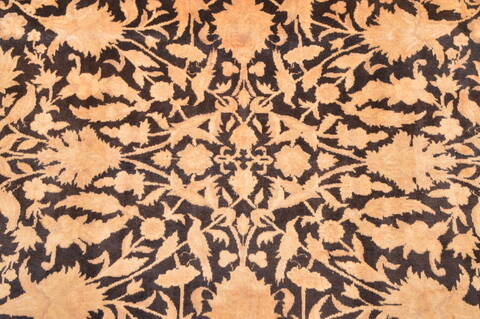 Chobi Black Hand Knotted 73 X 94  Area Rug 100-89846 Image 13