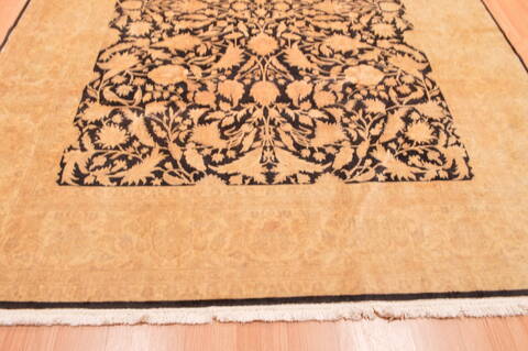 Chobi Black Hand Knotted 73 X 94  Area Rug 100-89846 Image 14