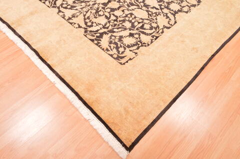 Chobi Black Hand Knotted 73 X 94  Area Rug 100-89846 Image 7