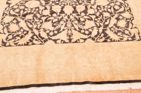 Chobi Black Hand Knotted 73 X 94  Area Rug 100-89846 Image 8