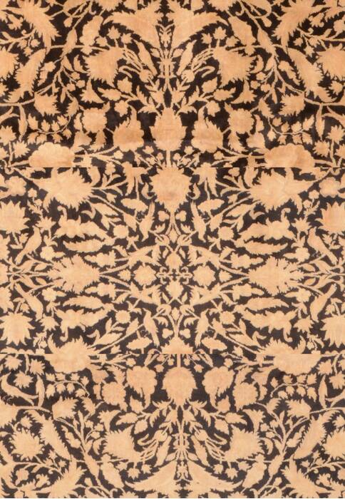 Chobi Black Hand Knotted 73 X 94  Area Rug 100-89846 Image 0