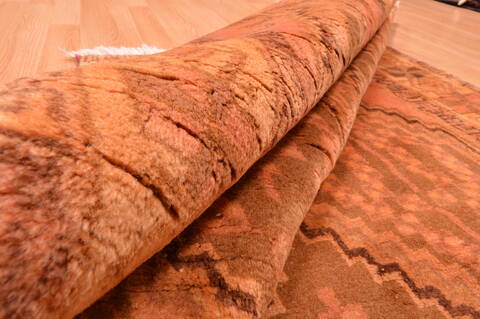 Gabbeh Beige Hand Knotted 48 X 611  Area Rug 100-89852 Image 10