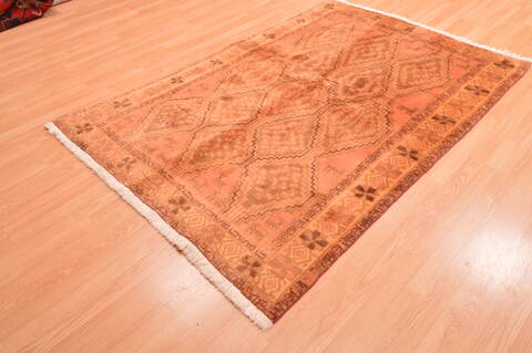 Gabbeh Beige Hand Knotted 48 X 611  Area Rug 100-89852 Image 2