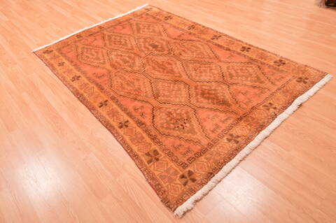 Gabbeh Beige Hand Knotted 48 X 611  Area Rug 100-89852 Image 3