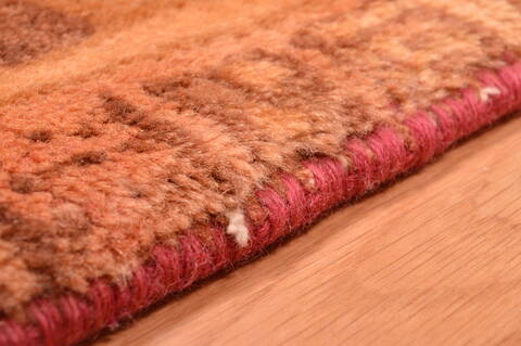 Gabbeh Beige Hand Knotted 48 X 611  Area Rug 100-89852 Image 9