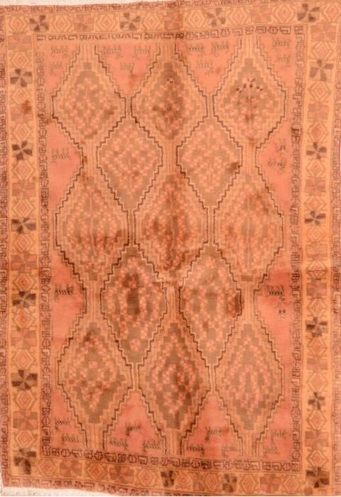 Gabbeh Beige Hand Knotted 48 X 611  Area Rug 100-89852 Image 0