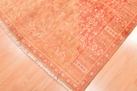 Qashqai Red Hand Knotted 64 X 86  Area Rug 100-89857 Image 10