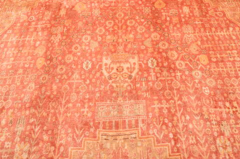 Qashqai Red Hand Knotted 64 X 86  Area Rug 100-89857 Image 8
