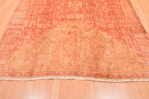 Qashqai Red Hand Knotted 64 X 86  Area Rug 100-89857 Image 9