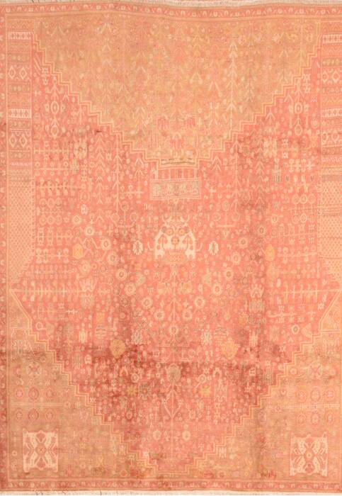 Qashqai Red Hand Knotted 64 X 86  Area Rug 100-89857 Image 0