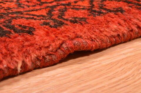 Khan Mohammadi Orange Hand Knotted 38 X 67  Area Rug 100-89862 Image 12