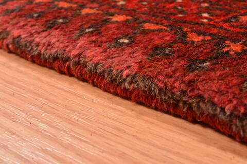 Khan Mohammadi Red Runner Hand Knotted 35 X 67  Area Rug 100-89867 Image 13