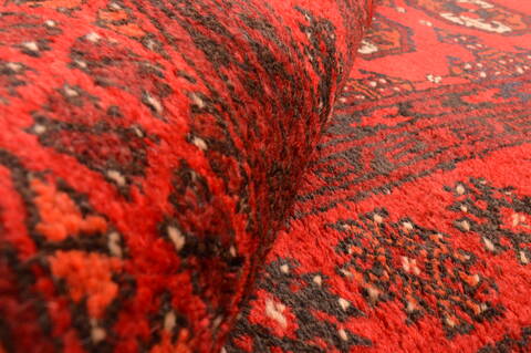 Khan Mohammadi Red Runner Hand Knotted 35 X 67  Area Rug 100-89867 Image 14