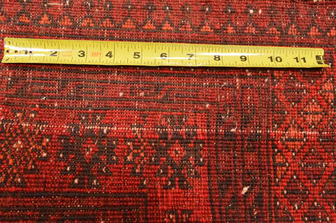 Khan Mohammadi Red Runner Hand Knotted 35 X 67  Area Rug 100-89867 Image 16