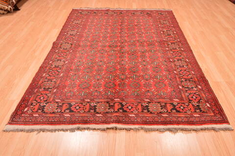 Khan Mohammadi Red Hand Knotted 57 X 78  Area Rug 100-89868 Image 4