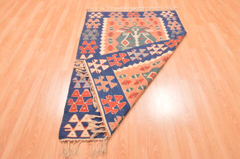 Kilim Red Flat Woven 38 X 56  Area Rug 100-89876 Image 12