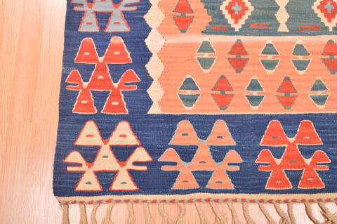 Kilim Red Flat Woven 38 X 56  Area Rug 100-89876 Image 6