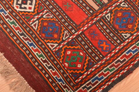 Kilim Red Flat Woven 310 X 47  Area Rug 100-89877 Image 10