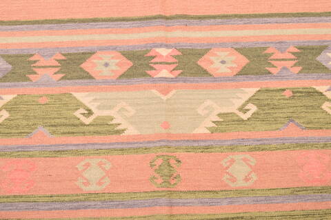 Kilim Green Flat Woven 46 X 60  Area Rug 100-89882 Image 7