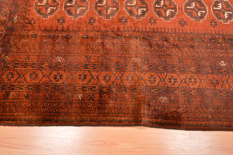 Khan Mohammadi Red Hand Knotted 611 X 102  Area Rug 100-89900 Image 10