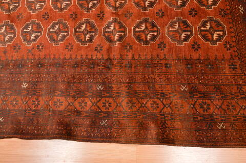Khan Mohammadi Red Hand Knotted 611 X 102  Area Rug 100-89900 Image 11