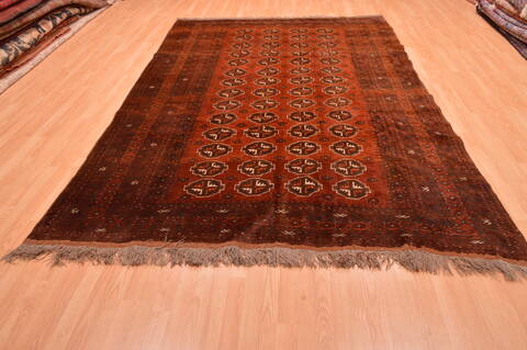 Khan Mohammadi Red Hand Knotted 611 X 102  Area Rug 100-89900 Image 1