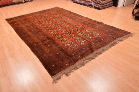 Khan Mohammadi Red Hand Knotted 611 X 102  Area Rug 100-89900 Image 3