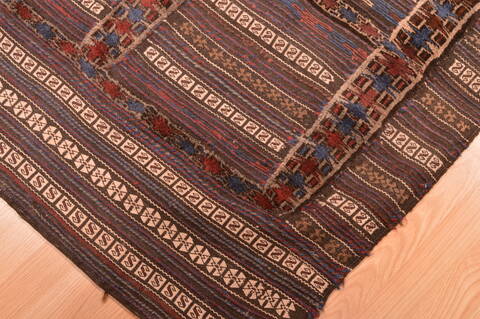 Baluch Brown Square Flat Woven 41 X 46  Area Rug 100-89903 Image 10