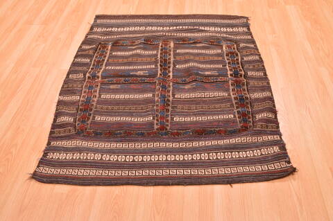 Baluch Brown Square Flat Woven 41 X 46  Area Rug 100-89903 Image 1