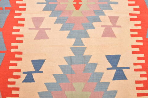Kilim Red Hand Knotted 38 X 57  Area Rug 100-89904 Image 11