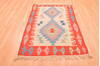 Kilim Red Hand Knotted 38 X 57  Area Rug 100-89904 Thumb 1