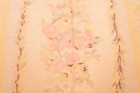 Aubusson Yellow Flat Woven 118 X 165  Area Rug 100-89905 Image 8