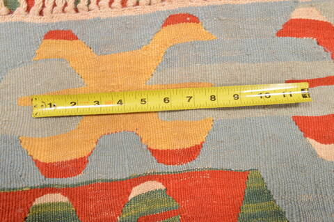 Kilim Blue Hand Knotted 38 X 56  Area Rug 100-89908 Image 13