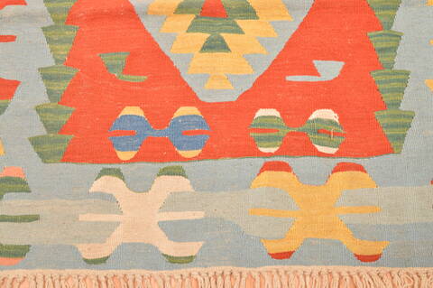 Kilim Blue Hand Knotted 38 X 56  Area Rug 100-89908 Image 8