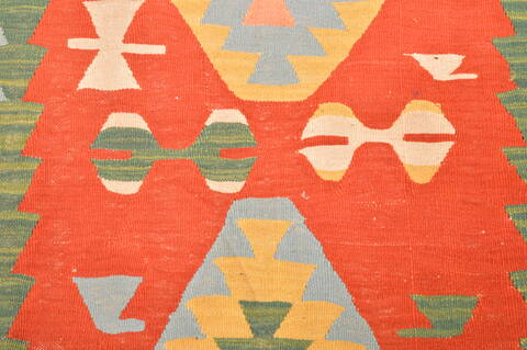 Kilim Blue Hand Knotted 38 X 56  Area Rug 100-89908 Image 9