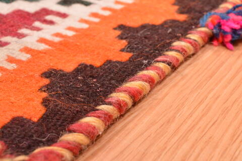 Qashqai Orange Flat Woven 31 X 46  Area Rug 100-89910 Image 14