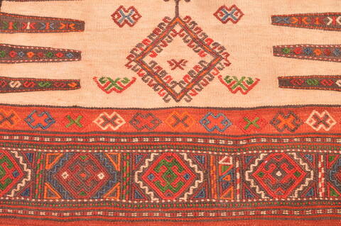 Kilim Red Flat Woven 27 X 53  Area Rug 100-89912 Image 7
