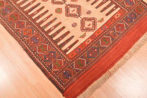 Kilim Red Flat Woven 27 X 53  Area Rug 100-89912 Image 8