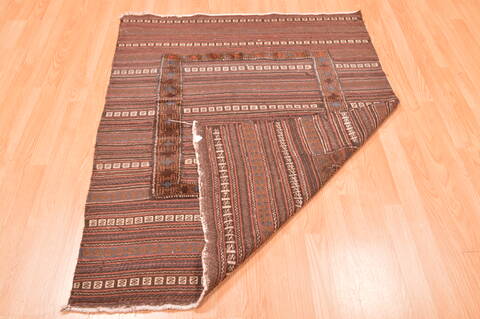 Baluch Brown Flat Woven 311 X 410  Area Rug 100-89913 Image 11