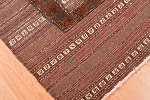 Baluch Brown Flat Woven 311 X 410  Area Rug 100-89913 Image 4