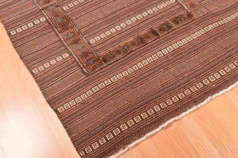 Baluch Brown Flat Woven 311 X 410  Area Rug 100-89913 Image 6