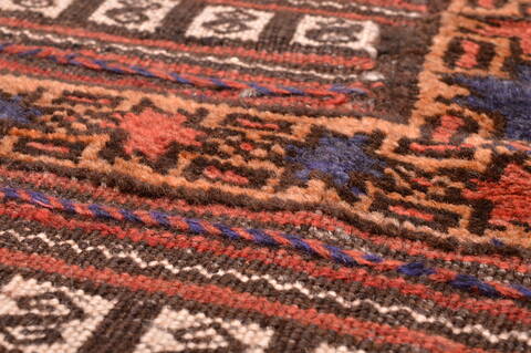 Baluch Brown Flat Woven 33 X 36  Area Rug 100-89915 Image 11