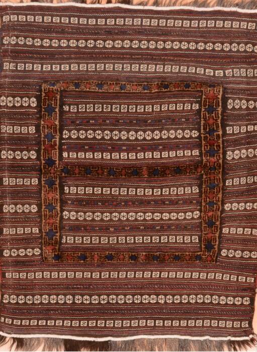 Baluch Brown Flat Woven 33 X 36  Area Rug 100-89915 Image 0