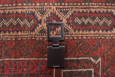 Baluch Red Hand Knotted 30 X 47  Area Rug 100-89921 Image 12