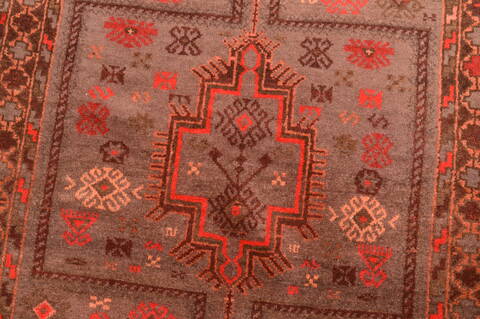 Baluch Grey Hand Knotted 40 X 53  Area Rug 100-89923 Image 7