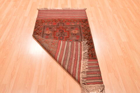 Baluch Grey Hand Knotted 40 X 53  Area Rug 100-89923 Image 9